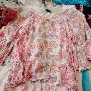 Girls longs leave shirt